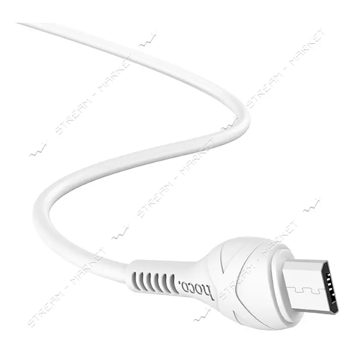Кабель Hoco X37 Micro USB 2.4А длина 1м белый