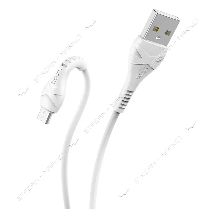 Кабель Hoco X37 Micro USB 2.4А длина 1м белый