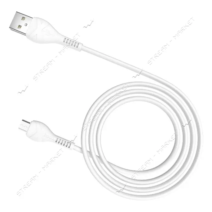 Кабель Hoco X37 Micro USB 2.4А длина 1м белый