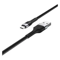 Кабель Hoco X34 Micro USB 2.4А довжина 1.2м колір чорний                                            