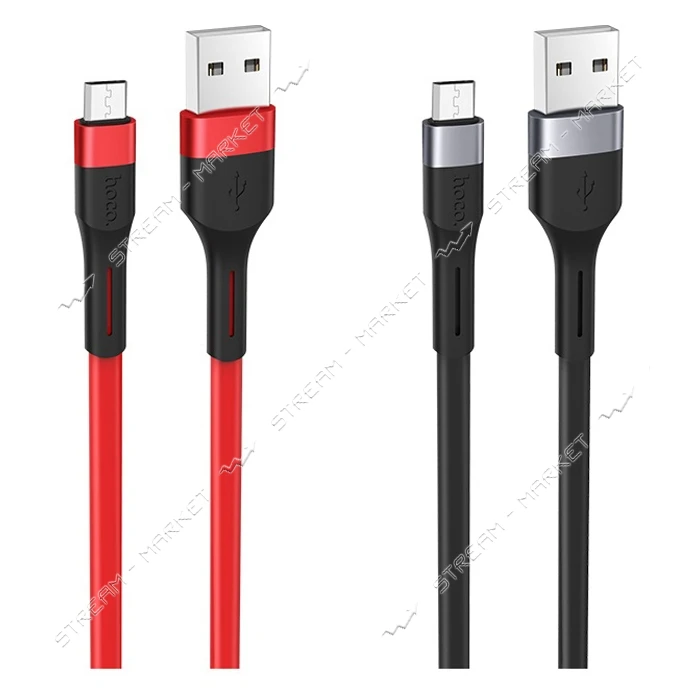 Кабель Hoco X34 Micro USB 2.4А длина 1.2м цвет черный                                               