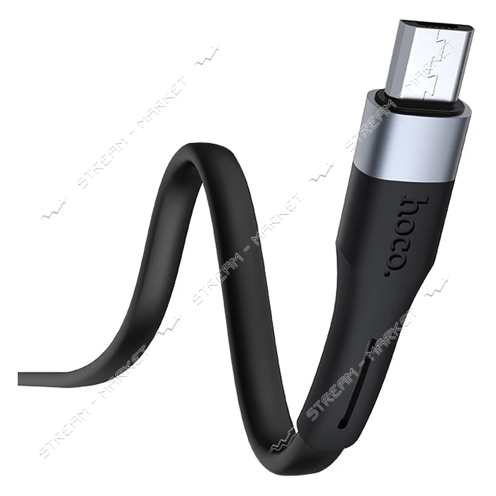 Кабель Hoco X34 Micro USB 2.4А длина 1.2м цвет черный                                               