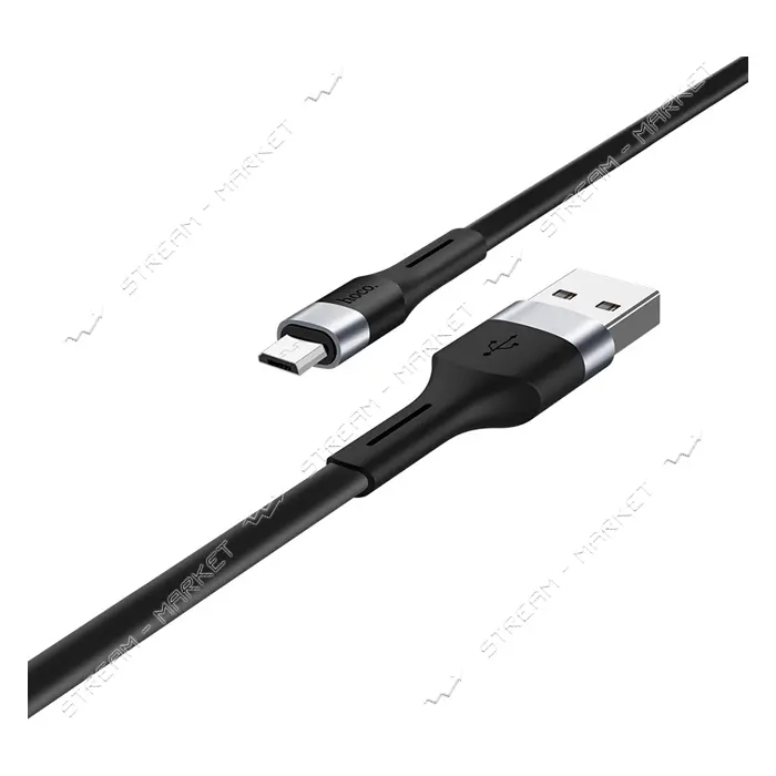 Кабель Hoco X34 Micro USB 2.4А длина 1.2м цвет черный                                               