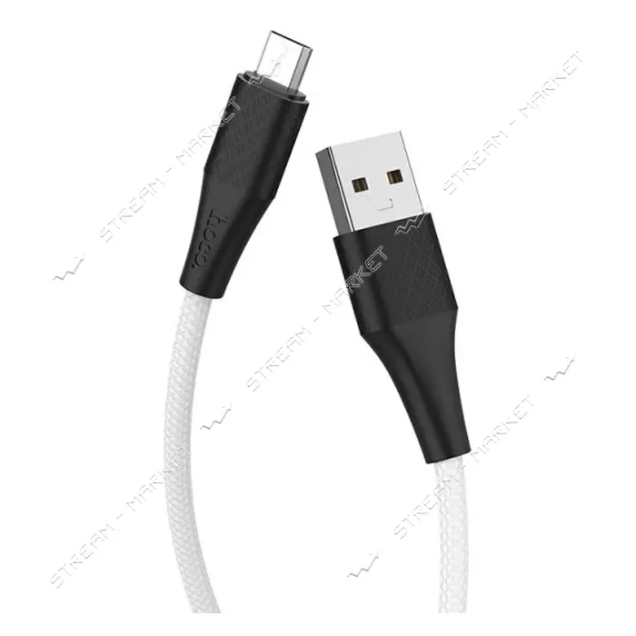 Кабель Hoco X32 Micro USB 2А длина 1м белый                                                         