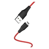 Кабель Hoco X32 Micro USB 2А длина 1м красный