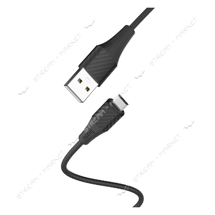 Кабель Hoco X32 Micro USB 2А длина 1м черный