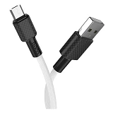 Кабель Hoco X29 Micro USB 2А длина 1м белый                                                         