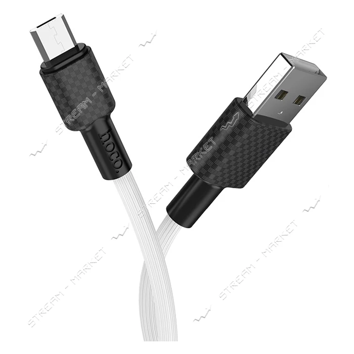 Кабель Hoco X29 Micro USB 2А длина 1м белый                                                         