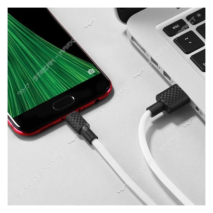 Кабель Hoco X29 Micro USB 2А длина 1м белый                                                         