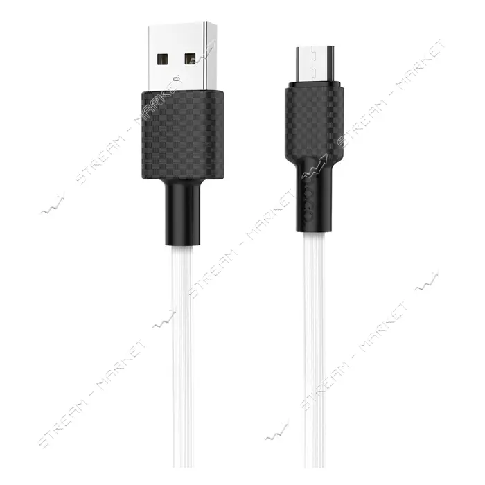 Кабель Hoco X29 Micro USB 2А длина 1м белый                                                         