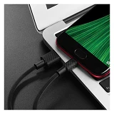 Кабель Hoco X29 Micro USB 2А длина 1м черный
