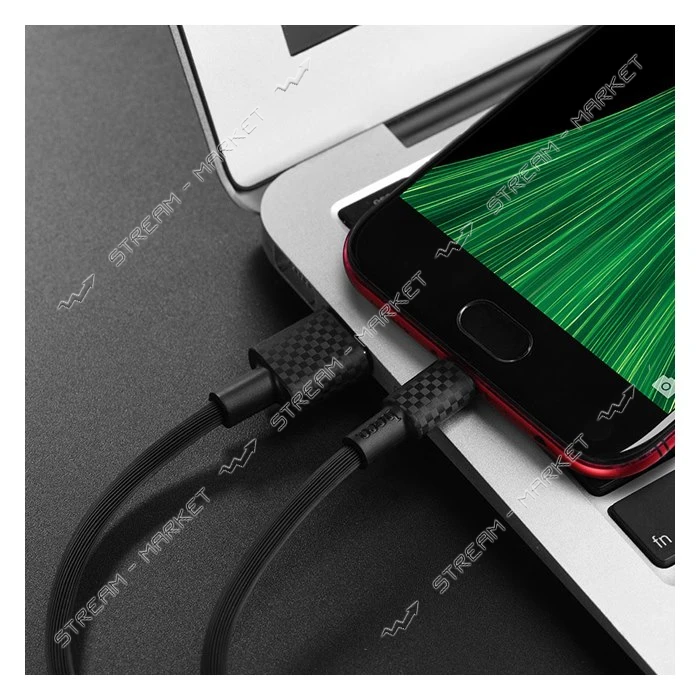 Кабель Hoco X29 Micro USB 2А длина 1м черный
