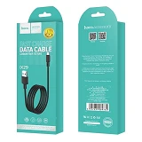 Кабель Hoco X29 Micro USB 2А длина 1м черный
