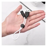 Кабель Hoco X21 Micro USB длина 0.25м черный с белым                                                