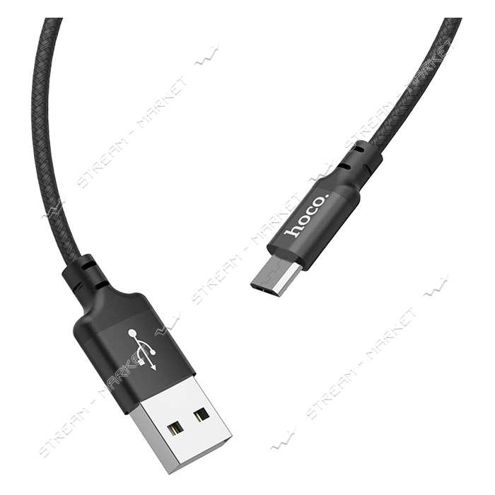 Кабель Hoco X14 Micro USB длина 1м черный