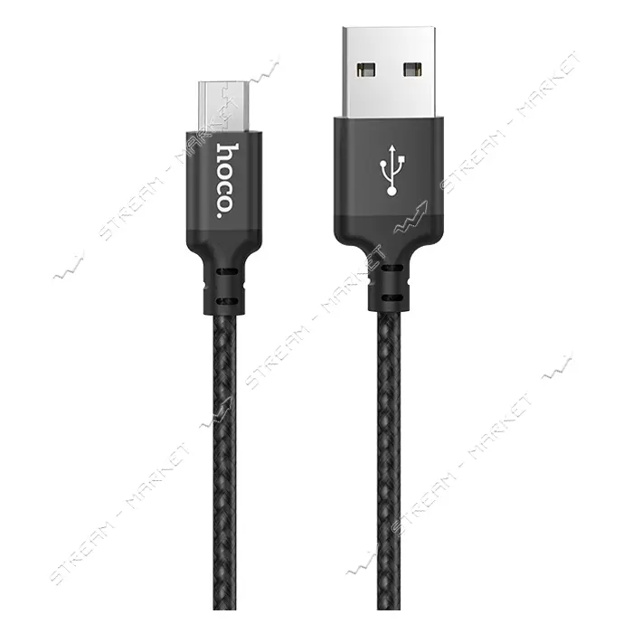 Кабель Hoco X14 Micro USB длина 1м черный
