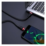 Кабель Hoco U72 Micro USB 2.4А длина 1.2м черный