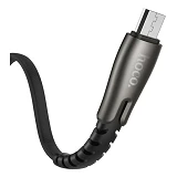 Кабель Hoco U58 Micro USB 2.4А длина 1.2м черный                                                    