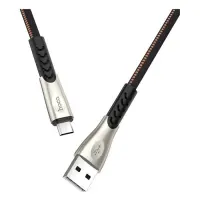 Кабель Hoco U48 Micro USB 2.4А  довжина 1.2м чорний                                                 