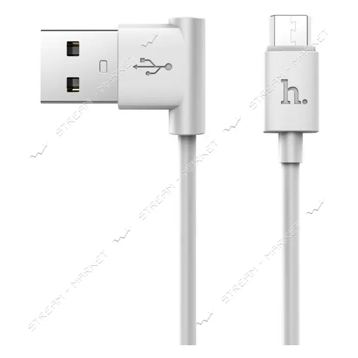 Кабель Hoco UPM10 Micro USB 2.1А длина 1.2м белый