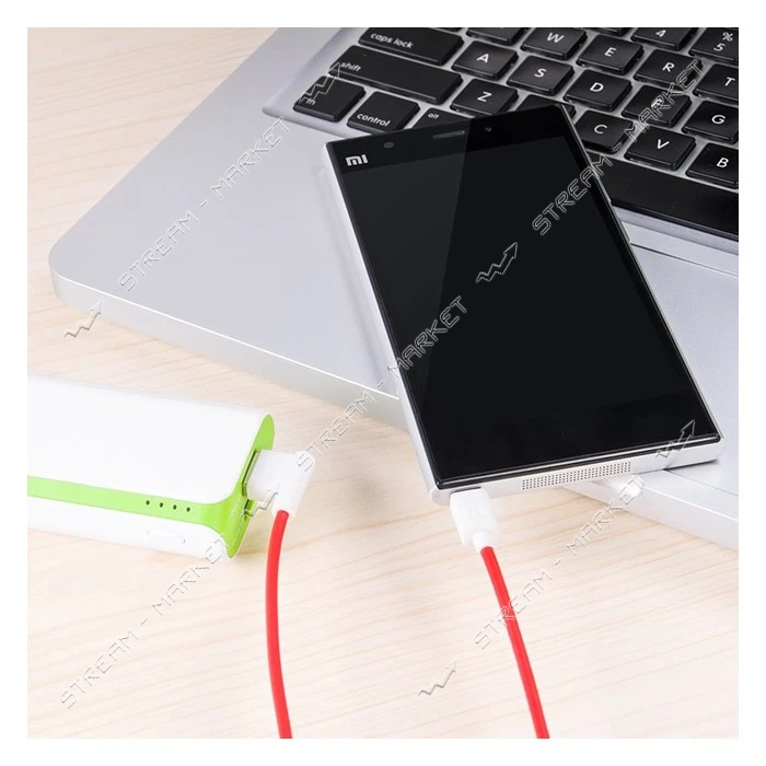 Кабель Hoco UPM10 Micro USB 2.1А длина 1.2м красный                                                 