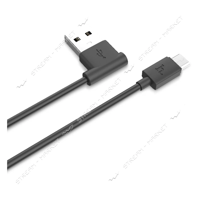 Кабель Hoco UPM10 Micro USB 2.1А длина 1.2м черный