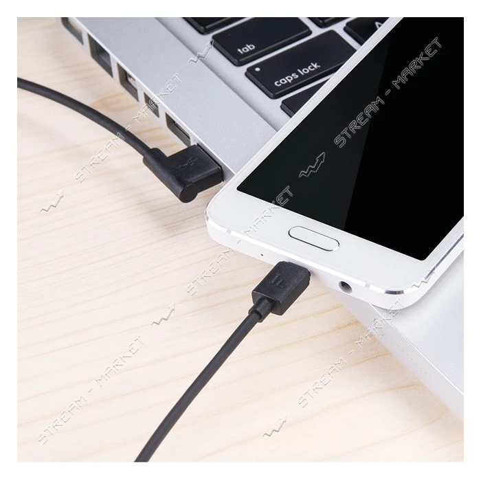 Кабель Hoco UPM10 Micro USB 2.1А длина 1.2м черный