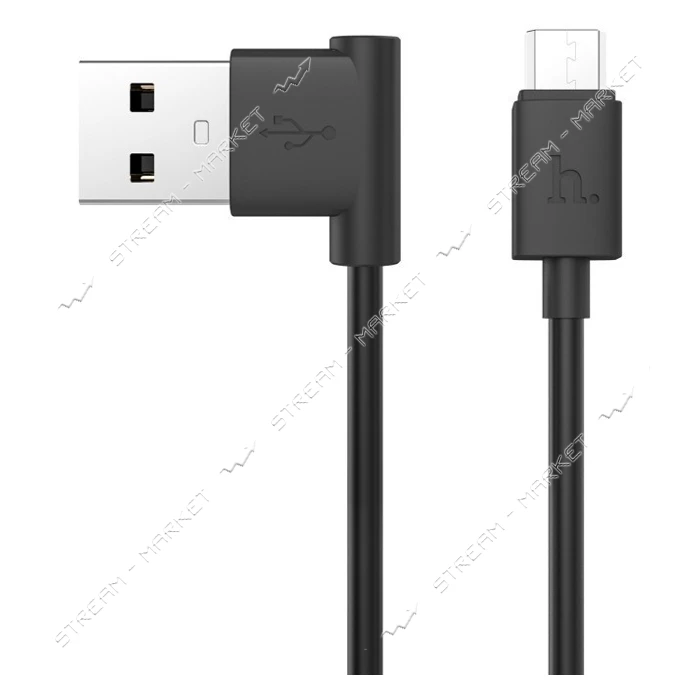 Кабель Hoco UPM10 Micro USB 2.1А длина 1.2м черный