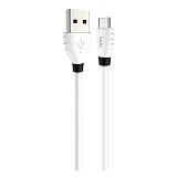 Кабель Hoco X27 Micro USB 2.4А длина 1.2м белый