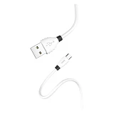 Кабель Hoco X27 Micro USB 2.4А длина 1.2м белый