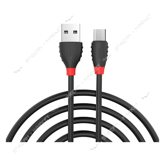 Кабель Hoco X27 Micro USB длина 1.2м черный