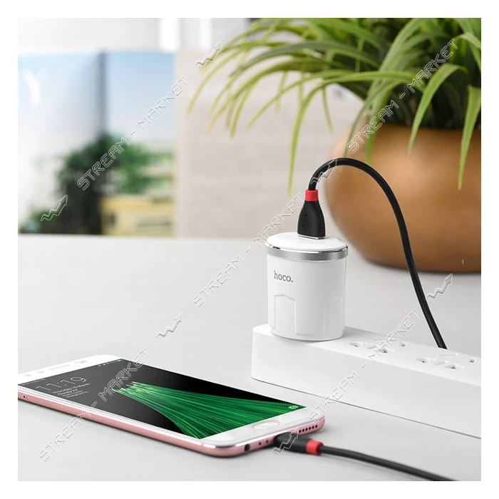 Кабель Hoco X27 Micro USB длина 1.2м черный