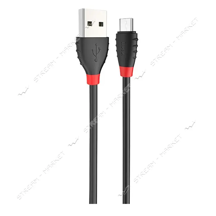 Кабель Hoco X27 Micro USB длина 1.2м черный