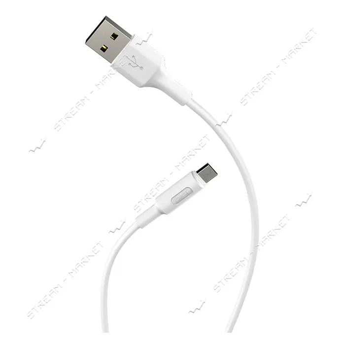 Кабель Hoco X25 Micro USB длина 1м белый                                                            