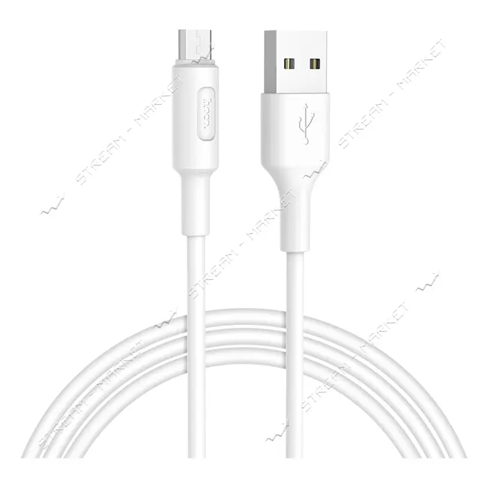 Кабель Hoco X25 Micro USB длина 1м белый                                                            