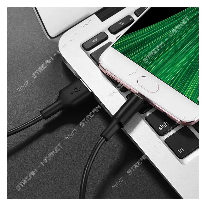 Кабель Hoco  X25 Micro USB длина 1м черный                                                          