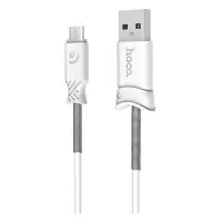 Кабель Hoco X24 Pisces charged Micro USB довжина 1м білий                                           