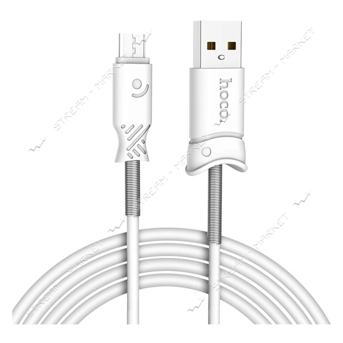 Кабель Hoco X24 Pisces charged Micro USB длина 1м белый