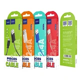 Кабель Hoco X24 Pisces charged Micro USB длина 1м белый