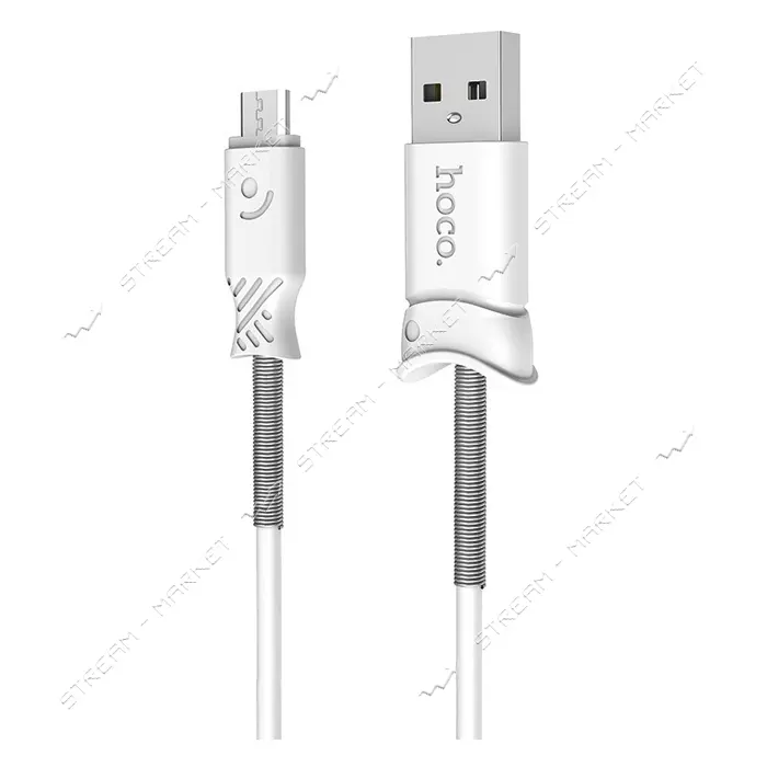 Кабель Hoco X24 Pisces charged Micro USB длина 1м белый