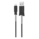 Кабель Hoco X24 Pisces charged Micro USB длина 1м черный