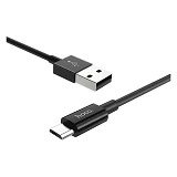Кабель Hoco X23 Skilled charged Micro USB длина 1м черный