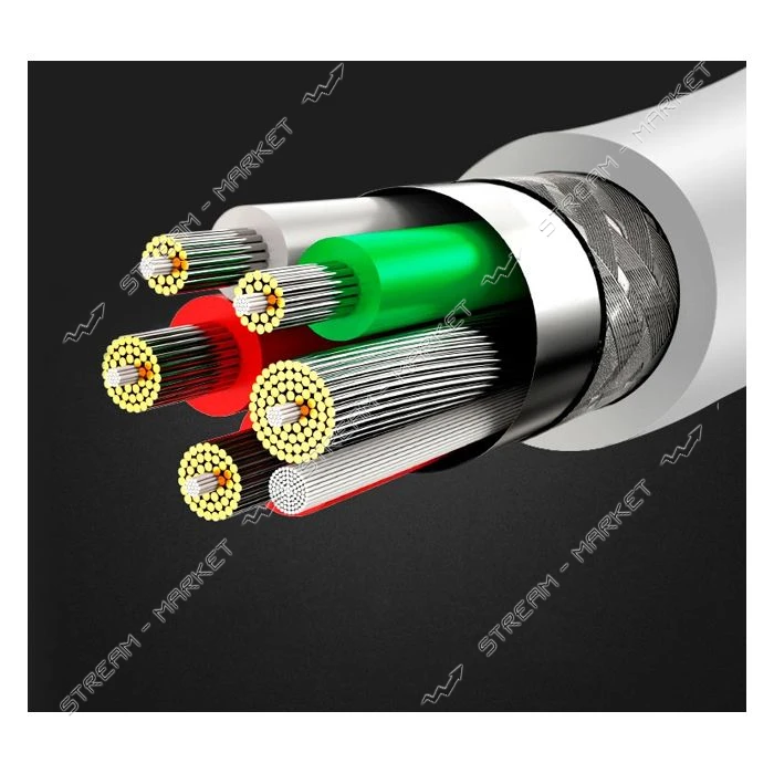 Кабель Hoco X23 Skilled charged Micro USB длина 1м черный