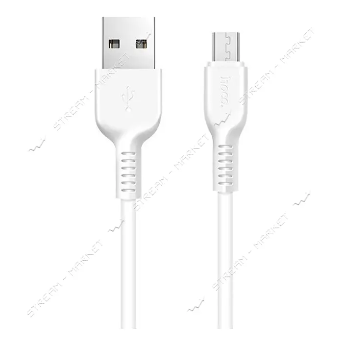 Кабель Hoco X13 Easy charged Micro USB длина 1м белый