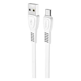 Кабель Hoco X40 Micro USB 2.4А 1м белый