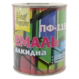 Краска алкидная Новые краски ПФ-115 0.9л морская волна