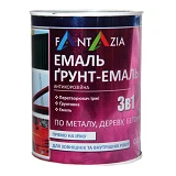 Грунт-эмаль Фантазия 3в1 0.8л темно серая                                                           
