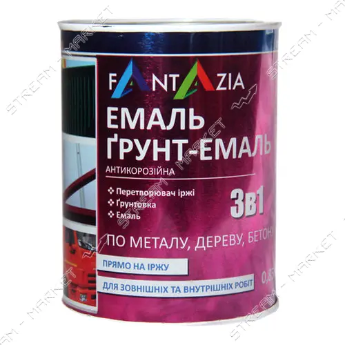 Грунт-эмаль Фантазия 3в1 0.8л синяя