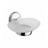 Мыльница настенная Zerix LR3302 стеклянная                                                          