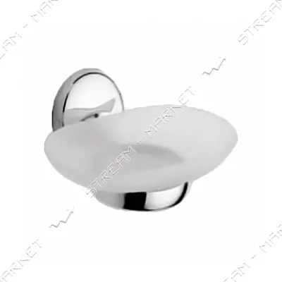 Мыльница настенная Zerix LR3302 стеклянная                                                          